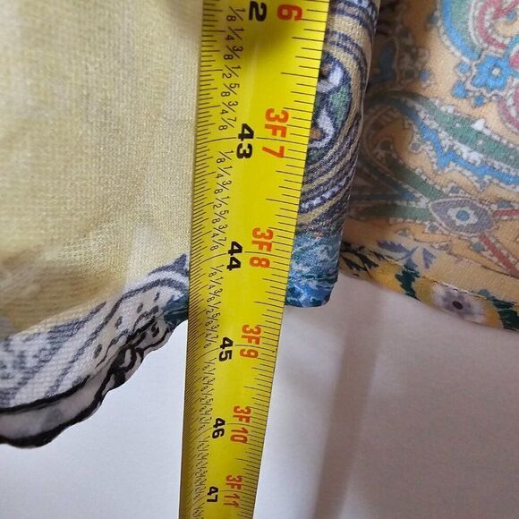 EUC LIKE NEW UMGEE + BOHO PATCH LIKE PRINT LONG/DUSTER KIMONO TOP SIZE 1XL - Picture 15 of 16